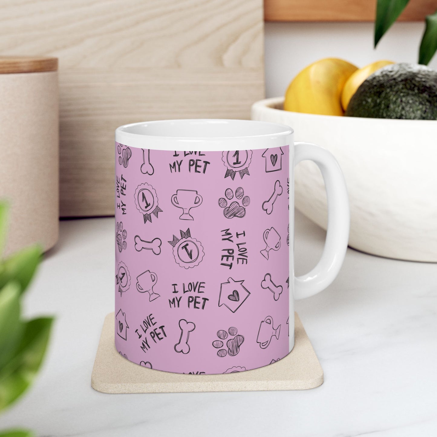 I Love My Pet - Ceramic Mug 11oz