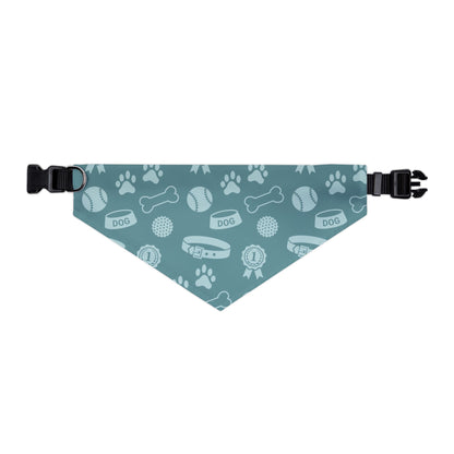 Blue Printed - Pet Bandana