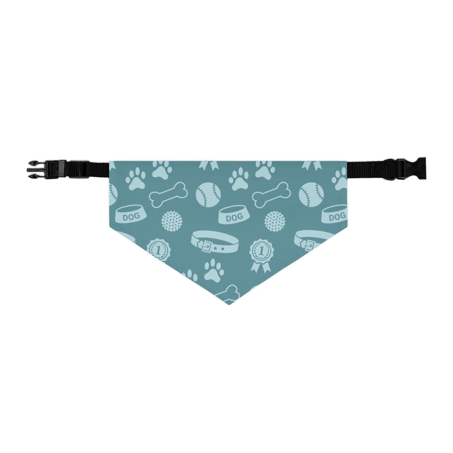 Blue Printed - Pet Bandana