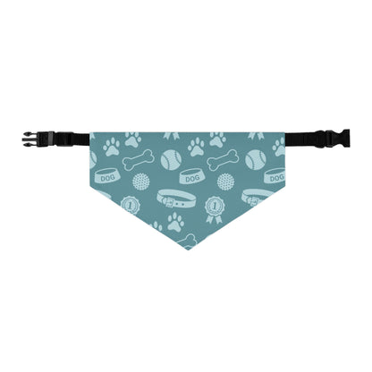 Blue Printed - Pet Bandana