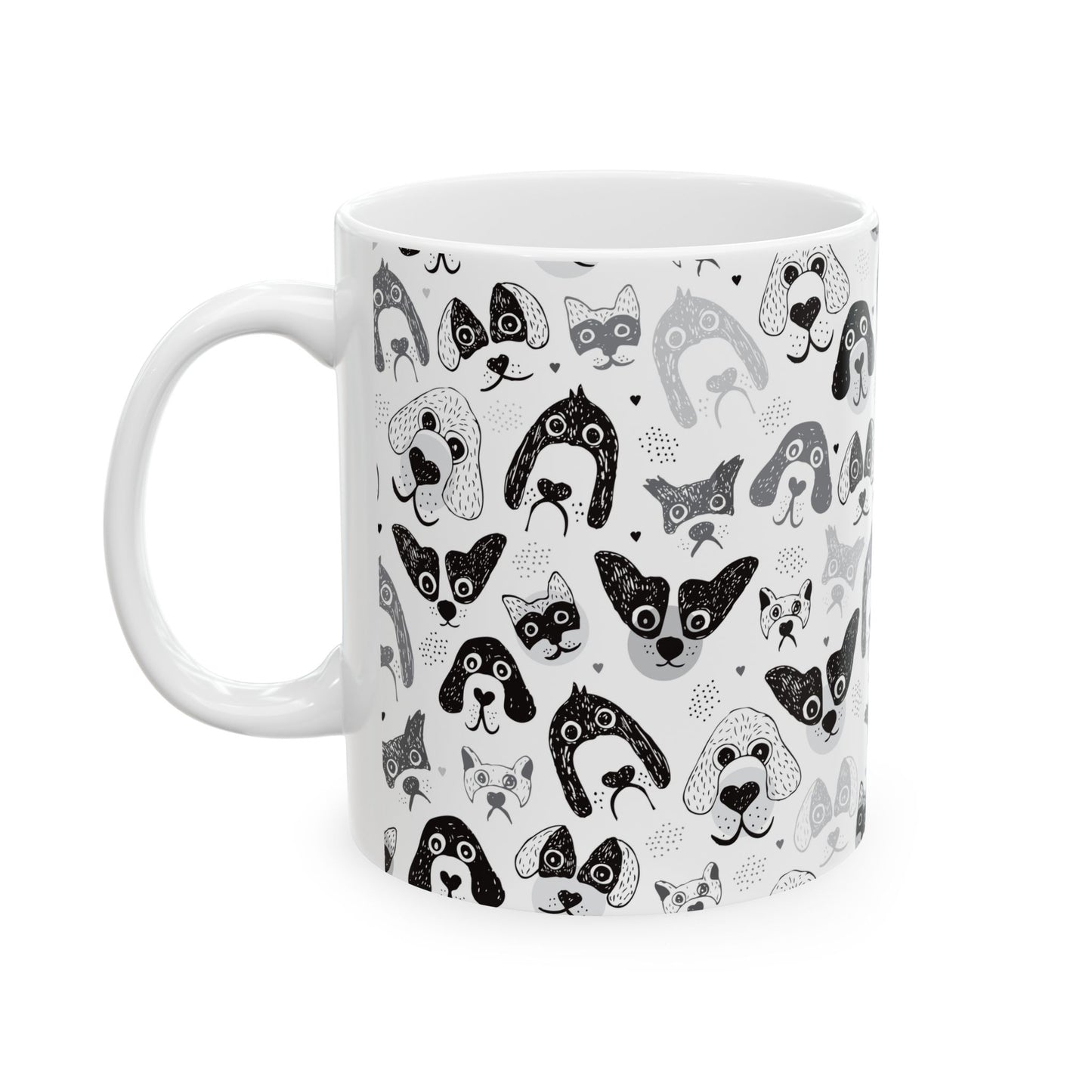 Dog print - Ceramic Mug 11oz