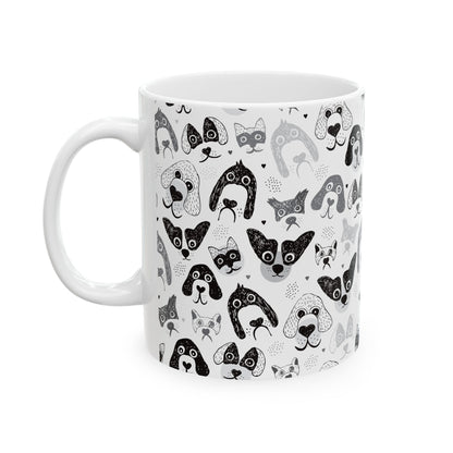 Dog print - Ceramic Mug 11oz
