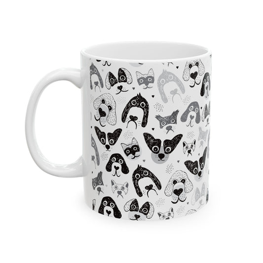 Dog print - Ceramic Mug 11oz
